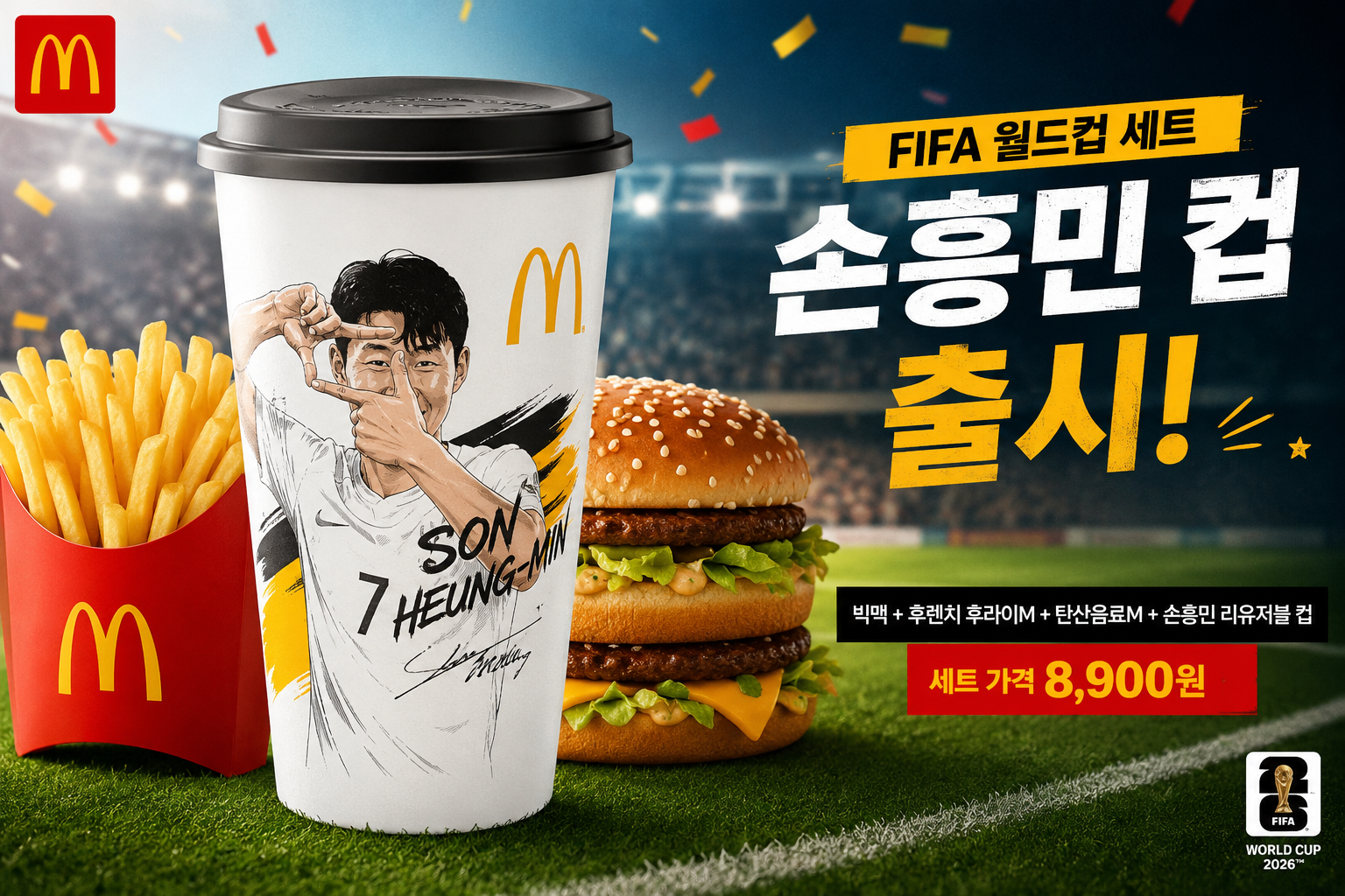 맥도날드 손흥민 컵 국내 판매 시작|가격·구매 방법·재고 확인