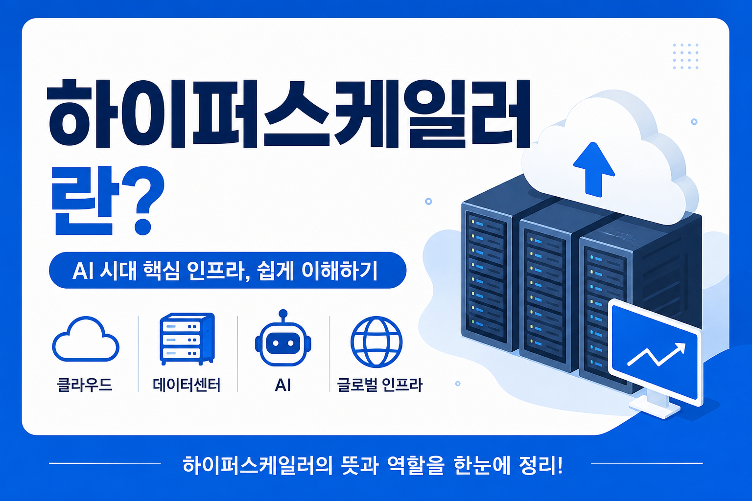 하이퍼스케일러 뜻 쉽게 정리! AI 시대에 주목받는 이유는?