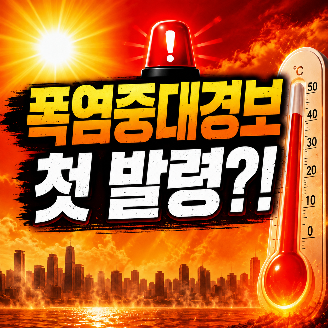 폭염중대경보 첫 발령?!|2026년 처음 생긴 최상위 폭염특보